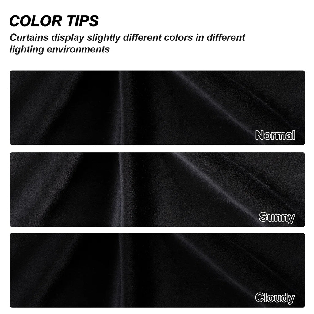 Ike Solid 70%-85% Blackout Rod Pocket Back Curtain Panels (Set of 2)