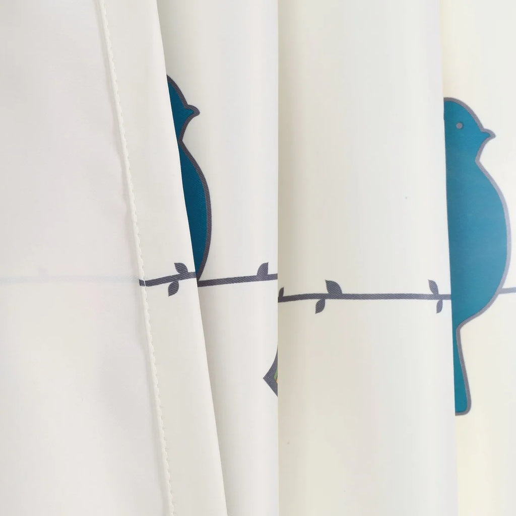 Rowley Birds Room Darkening Thermal Rod Pocket Curtain Panels (Set of 2)